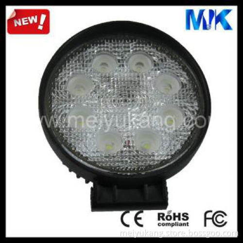Black Round 24W auto led work lamp for off road,led lighting australia
